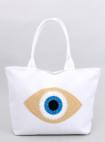 Fehér színű strandtáska EYE