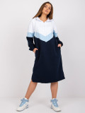Oversize midi ruha kapucnival