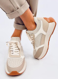 Női sportcipő - bézs/fehér színű