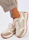 Női sportcipő - bézs/fehér színű