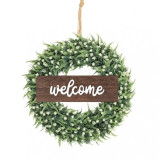 Ajtódísz - koszorú WELCOME - 40 cm