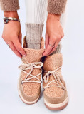 Sneakers stílusú hótaposó - bézs színű