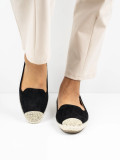 Fekete színű espadrilles SARDINIA