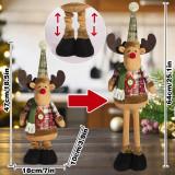 Karácsonyi plüss figura RÉNSZARVAS 62 cm