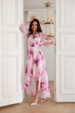 Fiorella – megköthető sifon midi ruha