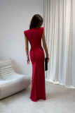 Noelia – maxi ruha piros színben
