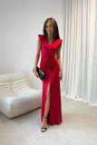 Noelia – maxi ruha piros színben