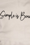 Ekrü színű plus size ruha SIMPLE IS BEAUTIFUL