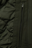 Átmeneti bélelt parka - khaki színű