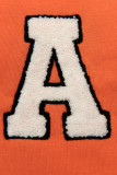 Narancssárga színű baseball felső