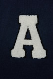 Sötétkék színű baseball felső