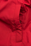 Steppelt őszi parka - fekete és piros színű