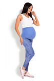 Kismama leggings - kék színű