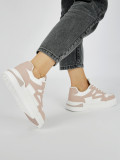 Rózsaszínű női platform sneaker
