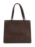 Barna színű shopper táska TOTE