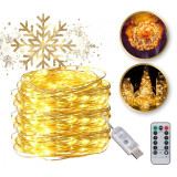 Karácsonyi fényfüzér – 200 LED, 20 m, meleg fehér