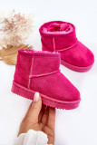 Bélelt rózsaszínű slip-on hótaposó