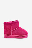 Bélelt rózsaszínű slip-on hótaposó
