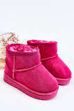 Bélelt rózsaszínű slip-on hótaposó