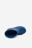Kék színű, habanyagból készült gumicsizma