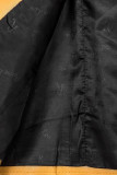 Sárga színű műbőr dzseki Plus Size