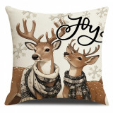 JOY karácsonyi díszpárnahuzat, 45 × 45 cm