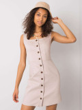 Beige gombos ruha