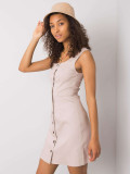 Beige gombos ruha