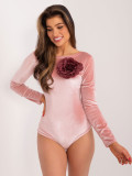 Elegáns body világos rózsaszínben