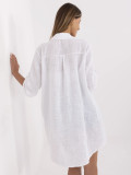 Oversize ruha 3/4-es ujjakkal fehér színben
