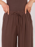 Barna színű viszkóz palazzo nadrág