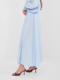 Világoskék midi szoknya megkötővel