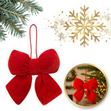 Piros karácsonyi masni 14x5 cm