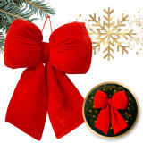 Piros karácsonyi masni 29x33 cm