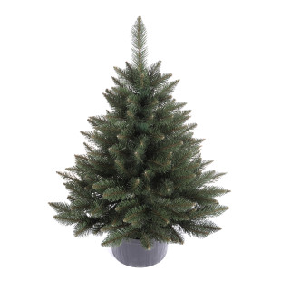 SKANDI mű lucfenyő karácsonyfa cserépben - 80 cm