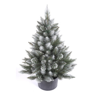MONTANA mű lucfenyő karácsonyfa cserépben - 80 cm