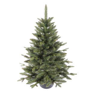 FJORD mű lucfenyő karácsonyfa cserépben - 110 cm