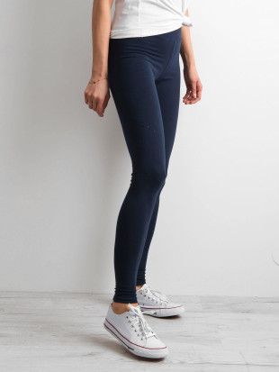Sötétkék színű basic leggings