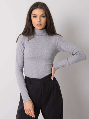 Női szürke színű melírozott garbó