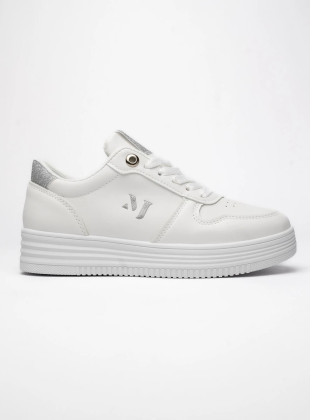 Fehér/ezüstszínű tornacipő SASHA