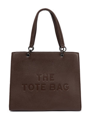 Barna színű shopper táska TOTE