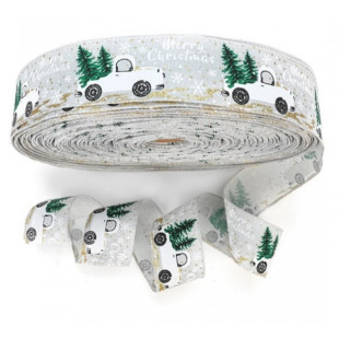 DRIVING karácsonyi szalag, 5 cm × 2 m