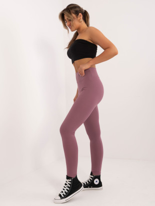 Stílusos leggings sötét rózsaszínben