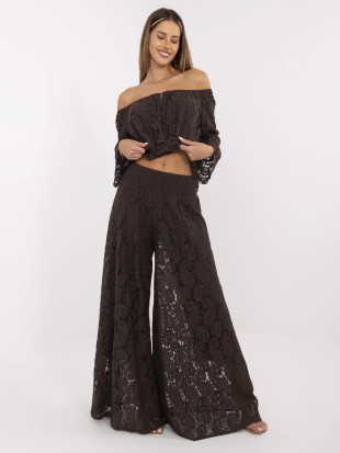 Elegáns boho nadrág csipkével